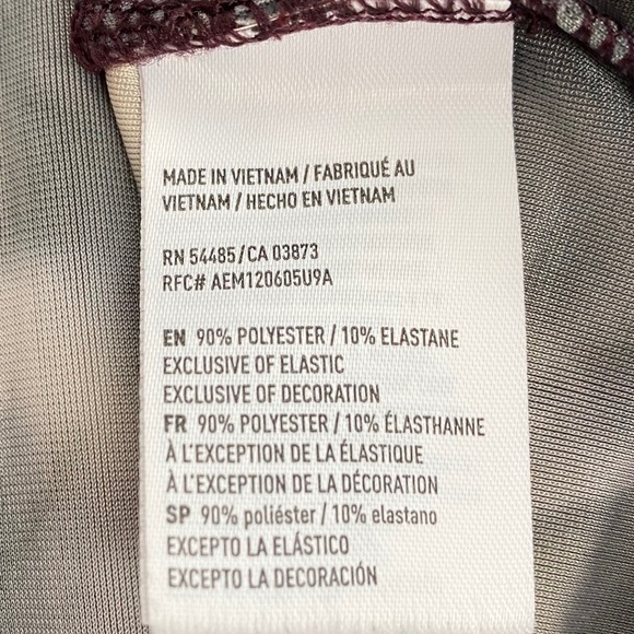 𝅺AMERICAN Eagle Multi Tie-Dye Velvet Off Shoulder Long Sleeve Top - Picture 12 of 14